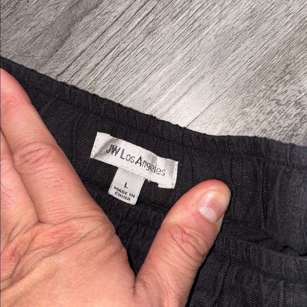 Johnny Was linen pants bottoms - Picture 3 of 5